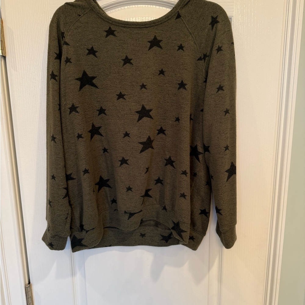 Buffalo David Bitton Star Pattern Sweater - Black and Olive